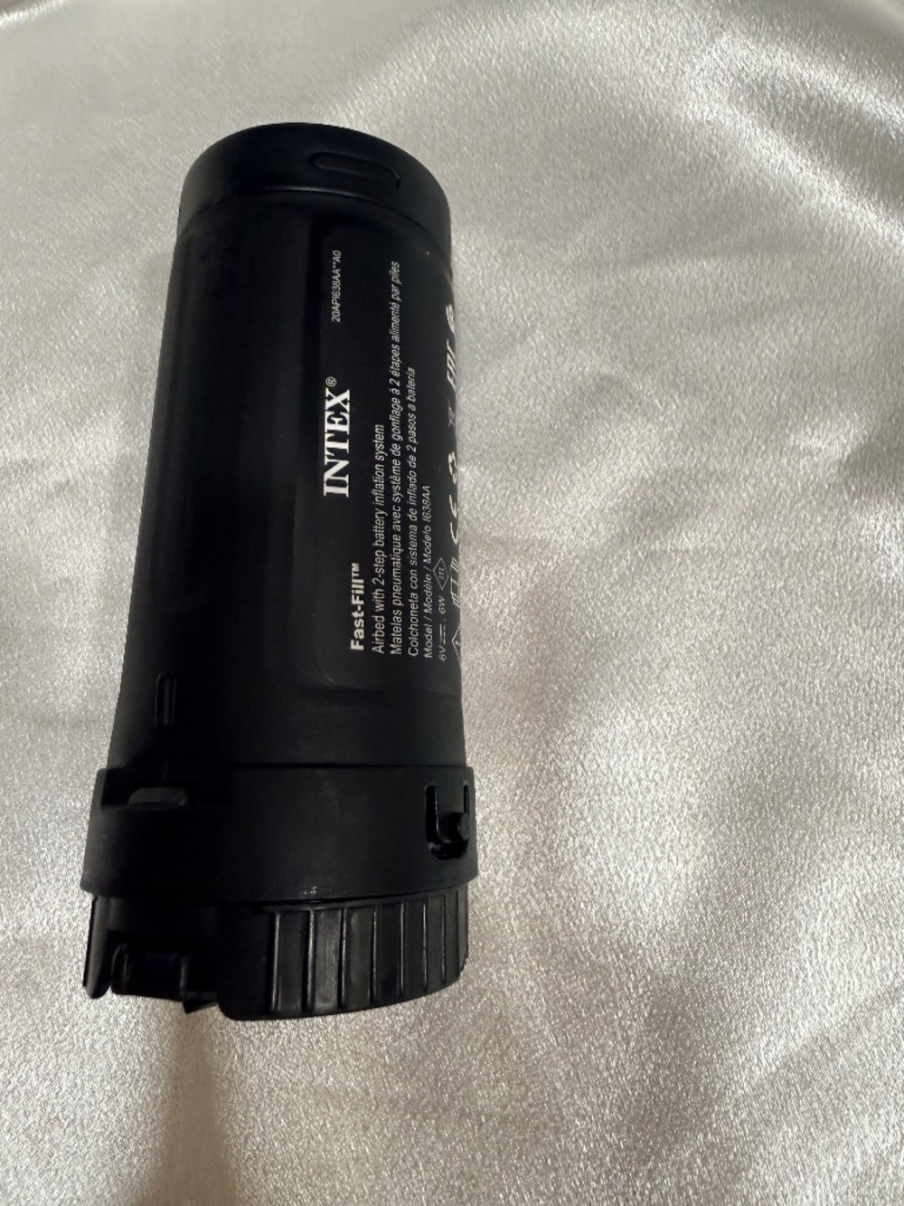Intex Fast-Fill Battery Air Pump Model 1638AA 6V Inflator Deflator